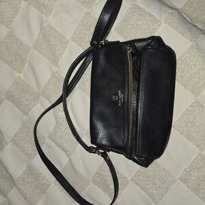 Coach Black Leather Crossbody Bag